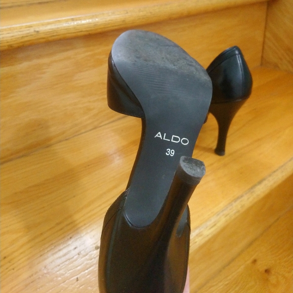 ALDO women's black heels sandals - Picture 5 of 6